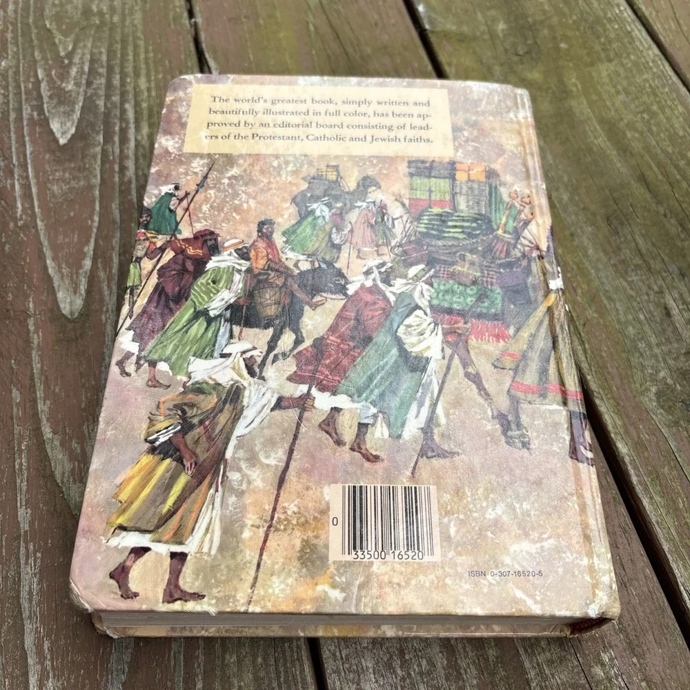 The Children's Bible Golden Press Illustrated Stories Vtg 1965 Hardcover 60s